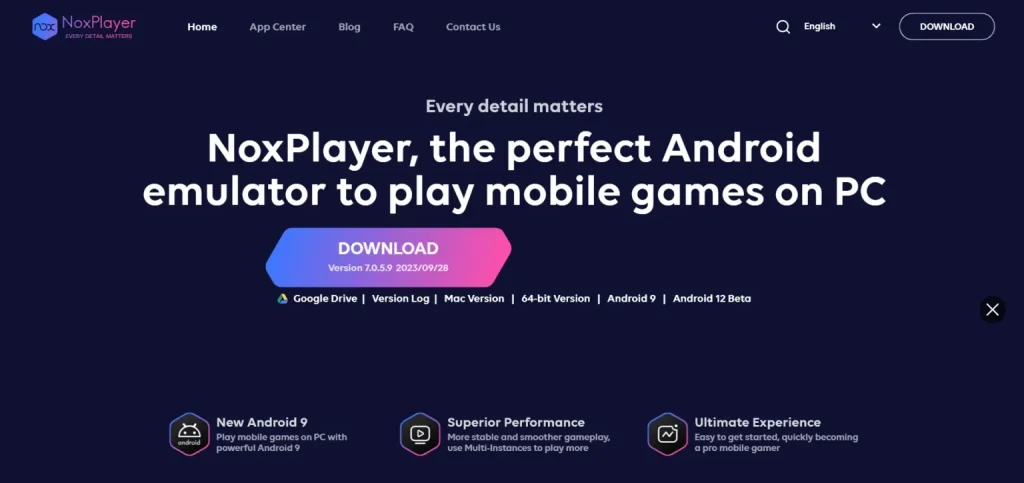 android emulator nox player